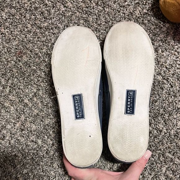 SPERRY Top-Sider Navy Distressed Size 9M Boat Shoes - Picture 7 of 7